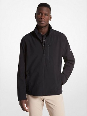 Michael Kors Golf Woven Jacke Herren Schwarz | 190823-YLG