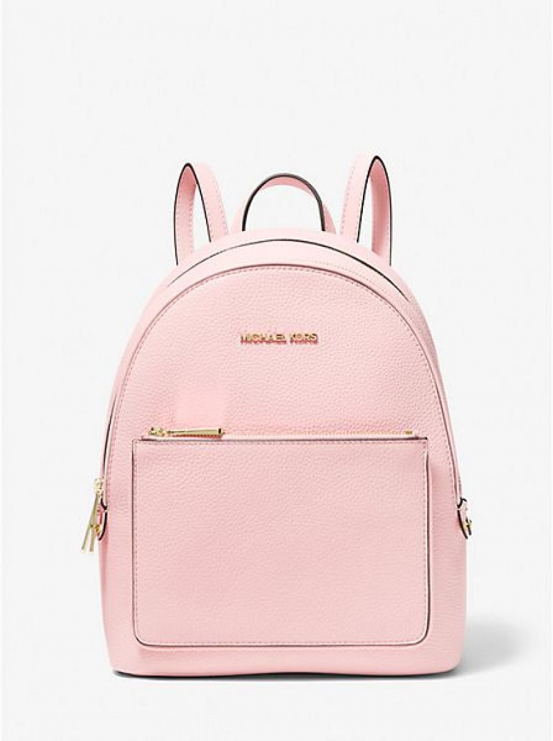 Michael Kors Adina Medium Pebbled Leder Rucksack Damen Rosa | 465379-YRC