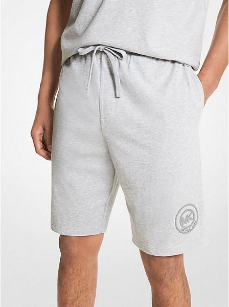 Michael Kors Baumwoll Kurze Hose Herren Weiß | 840317-IVN