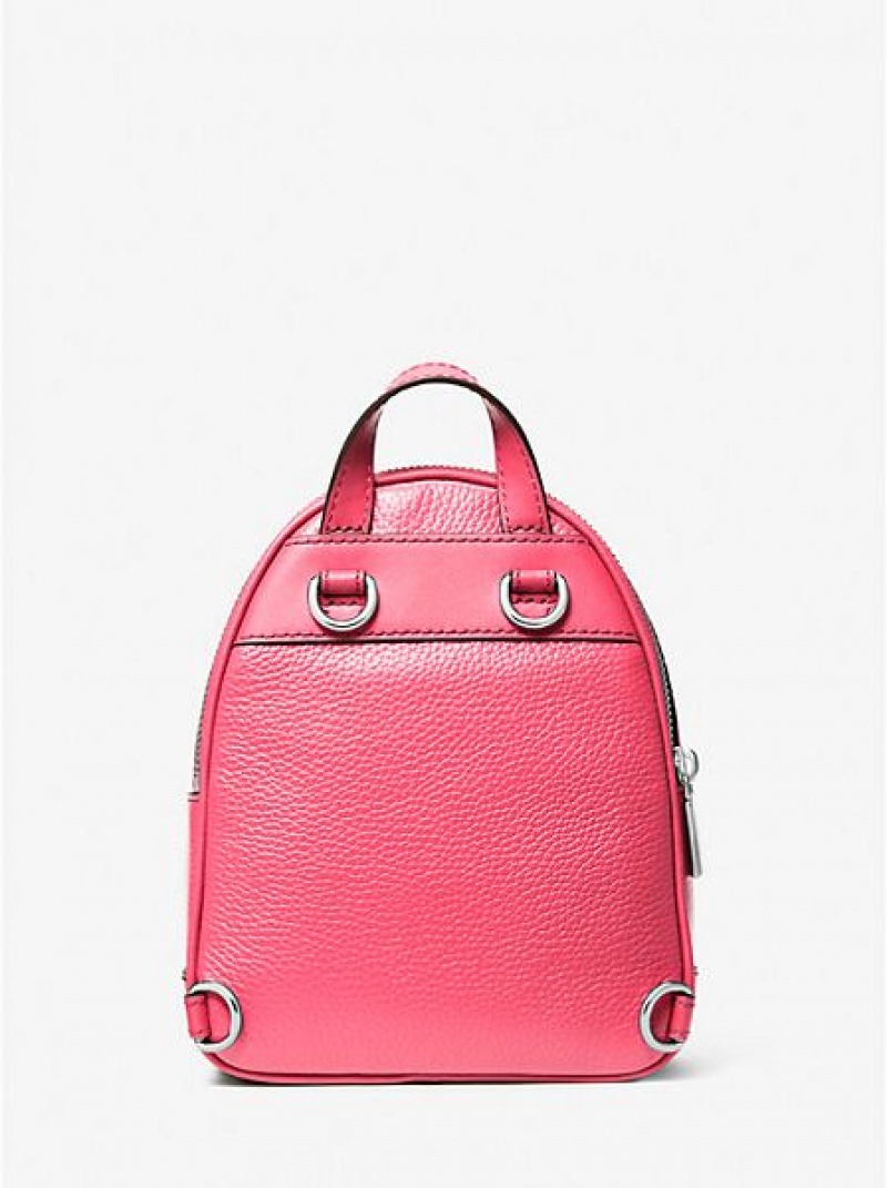 Michael Kors Brooklyn Extra-small Pebbled Leder Rucksack Damen Rosa | 459320-CHA