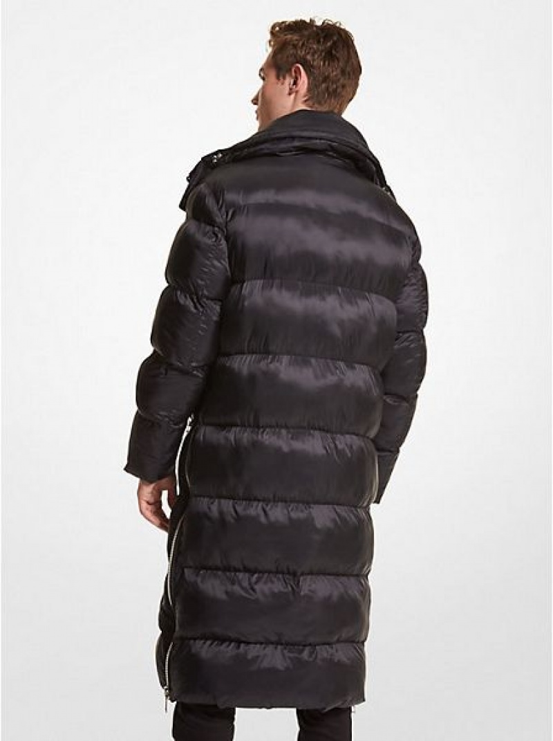 Michael Kors Gesteppt Nylon Puffer Mäntel Herren Schwarz | 241598-BVG